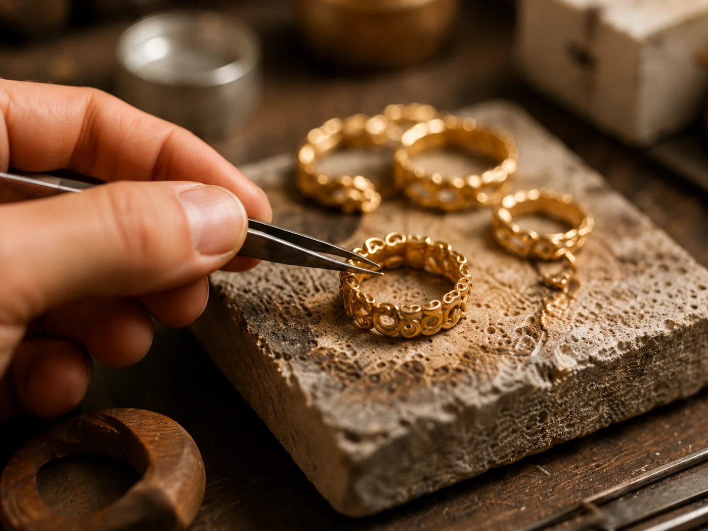Stone setting