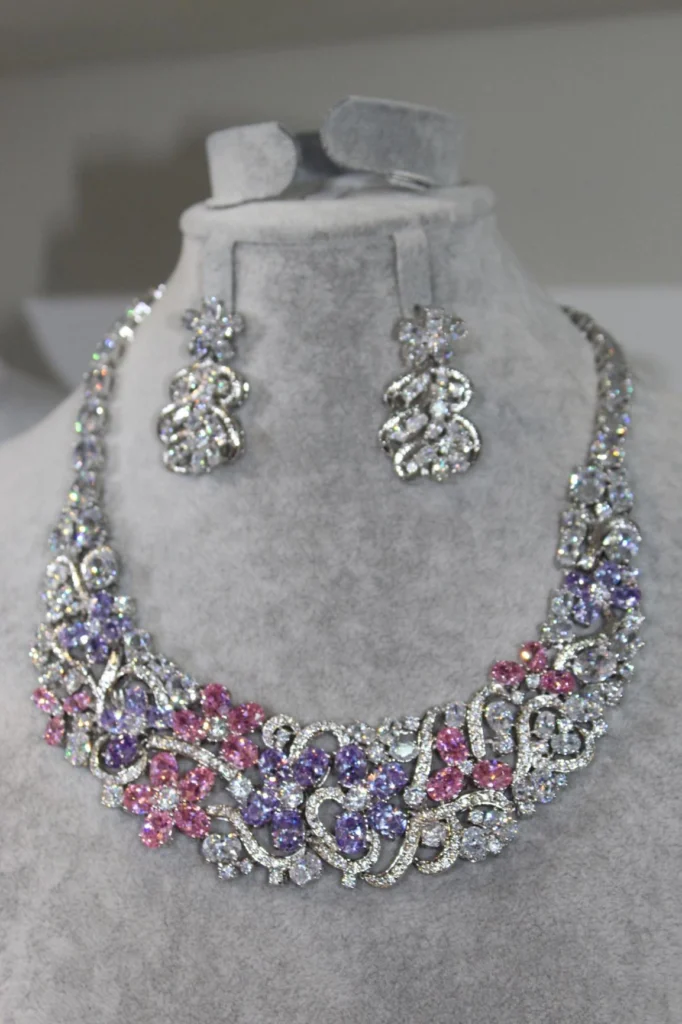 Multicolor Loop Cluster Jewelry Set — product view